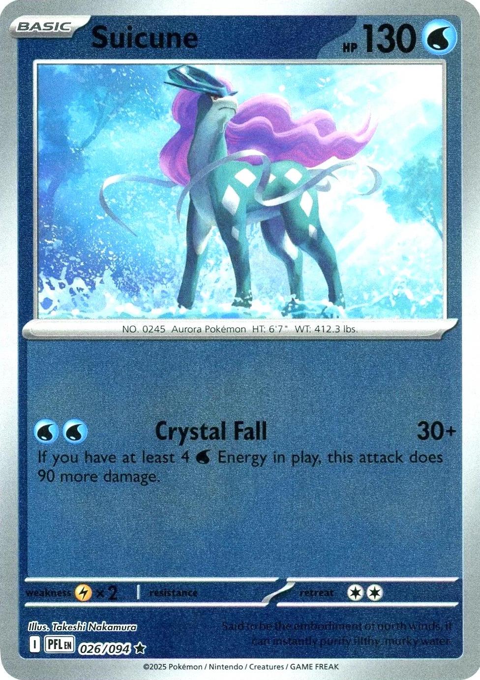 Suicune [Reverse Holo]